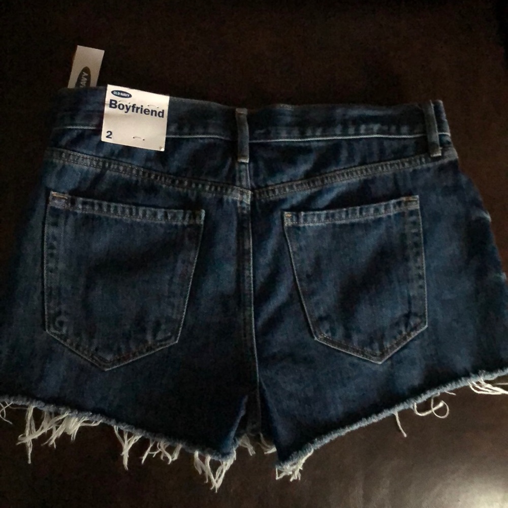 Embroidered-Stars Denim Cutoffs - 2.5 inch inseam - Picture 5 of 5